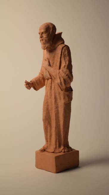 Fray Leopoldo de Alpandeire. Terracota · Modelado