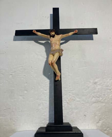 Cristo Crucificado. Barro cocido y policromado